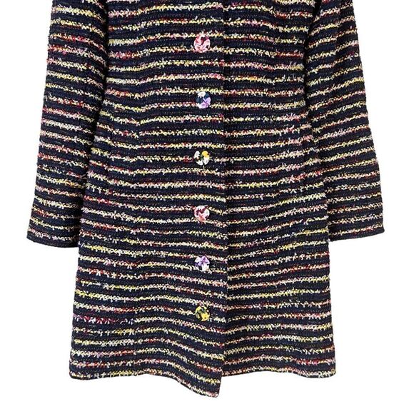 Cabi Headline Topper Button Down Multi-Stripe Coat - Picture 5 of 16